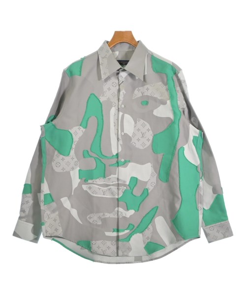 LOUIS VUITTON(ルイヴィトン)カジュアルシャツ グレー サイズ:XXL/2200510871093