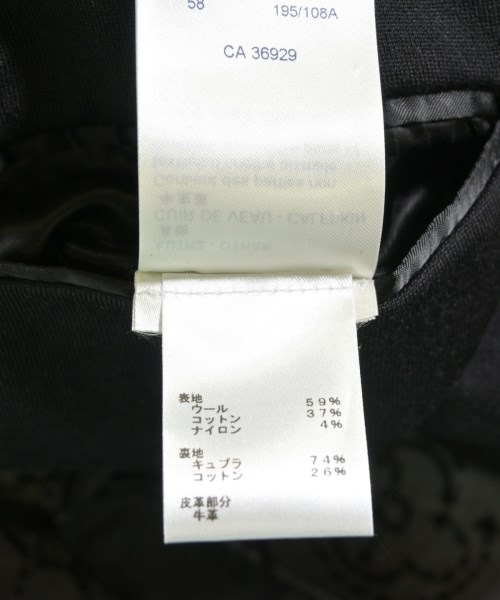 LOUIS VUITTON（ルイヴィトン）テーラードジャケット 黒 サイズ:52(XXL位) メンズ/2200512433046