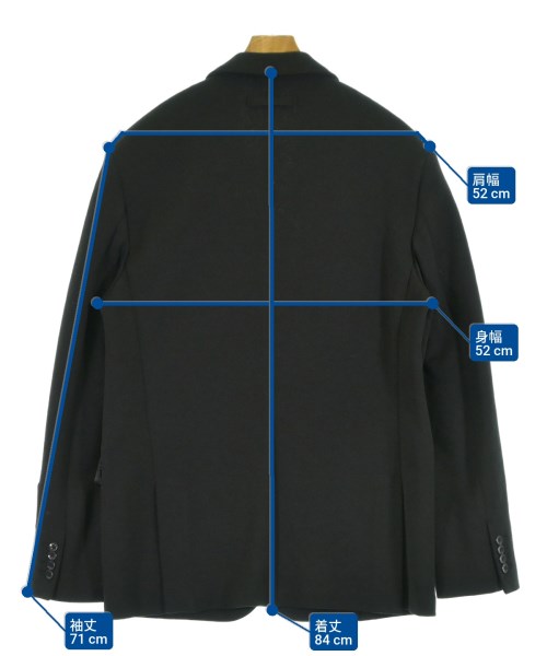 LOUIS VUITTON（ルイヴィトン）テーラードジャケット 黒 サイズ:52(XXL位) メンズ/2200512433046