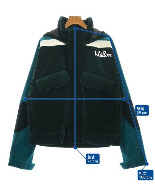 LOUIS VUITTON（ルイヴィトン）ブルゾン 緑 サイズ:52(XXL位) メンズ/2200512914057