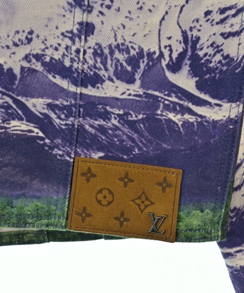 LOUIS VUITTON（ルイヴィトン）デニムジャケット 紫 サイズ:48(L位) メンズ/2200511235030