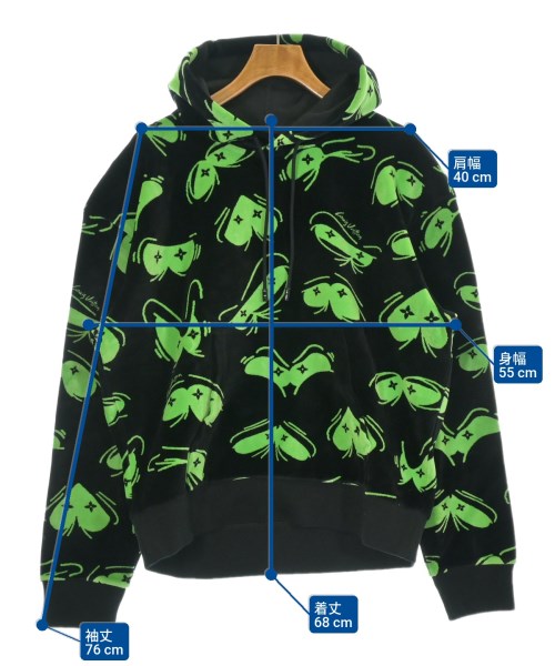 LOUIS VUITTON（ルイヴィトン）パーカー 黒 サイズ:L メンズ/2200511235108