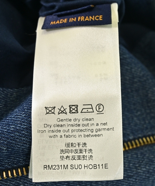 LOUIS VUITTON（ルイヴィトン）デニムジャケット 青 サイズ:58(XXXL位) メンズ/2200459109011
