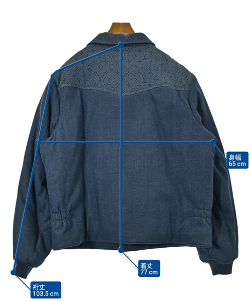 LOUIS VUITTON（ルイヴィトン）デニムジャケット 青 サイズ:58(XXXL位) メンズ/2200459109011