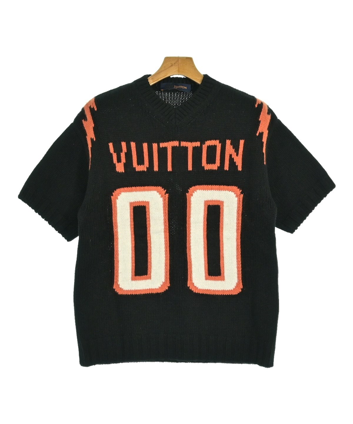 LOUIS VUITTON（ルイヴィトン）ニット・セーター 黒 サイズ:S メンズ