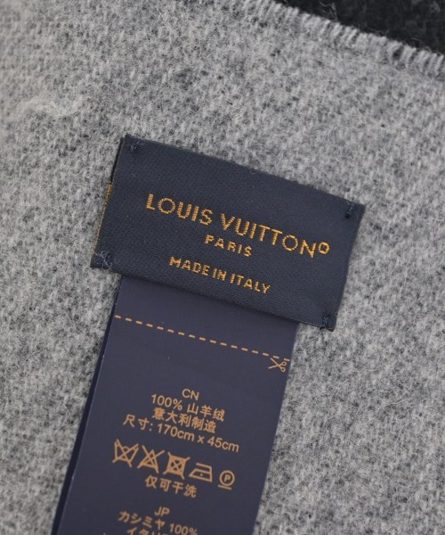 LOUIS VUITTON（ルイヴィトン）マフラー 黒 サイズ:- メンズ/2200634540264