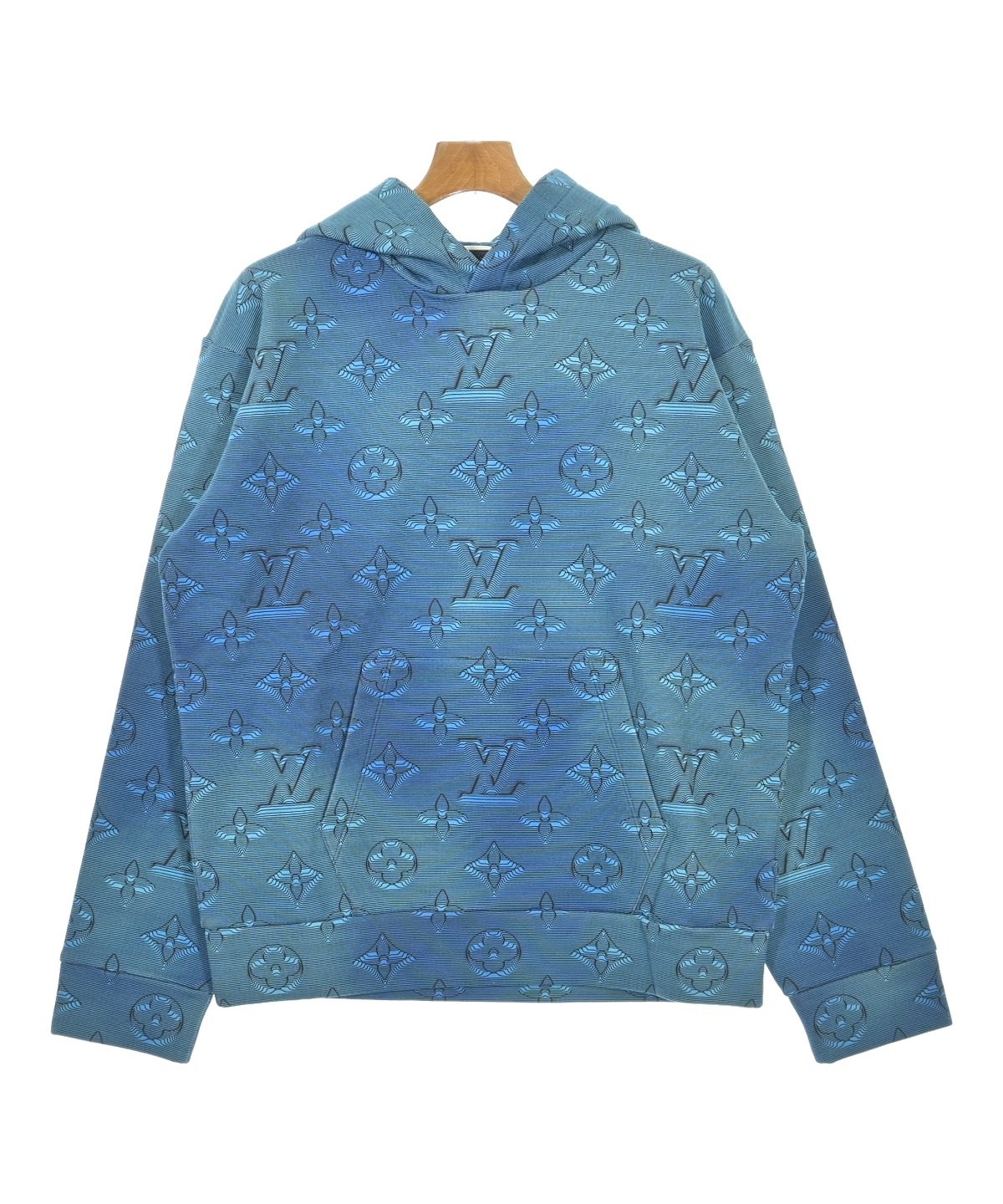 LOUIS VUITTON（ルイヴィトン）パーカー 青 サイズ:L メンズ