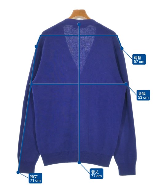 LOUIS VUITTON（ルイヴィトン）カーディガン 紫 サイズ:L メンズ/2200635547019