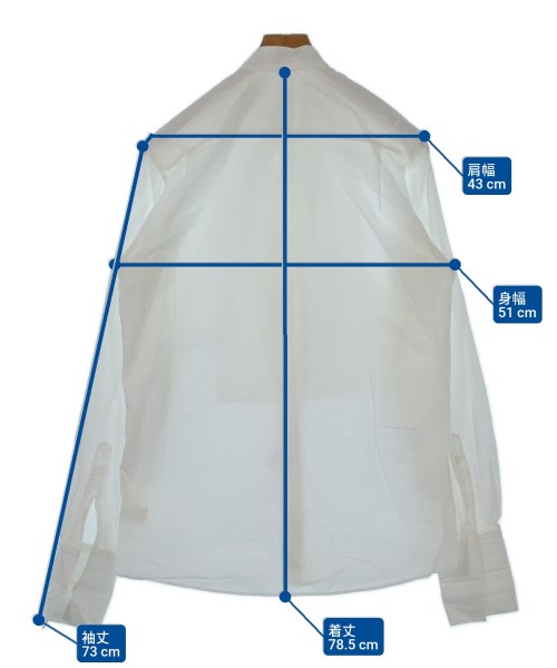 LOUIS VUITTON（ルイヴィトン）カジュアルシャツ 白 サイズ:37(XS位) メンズ/2200635601032