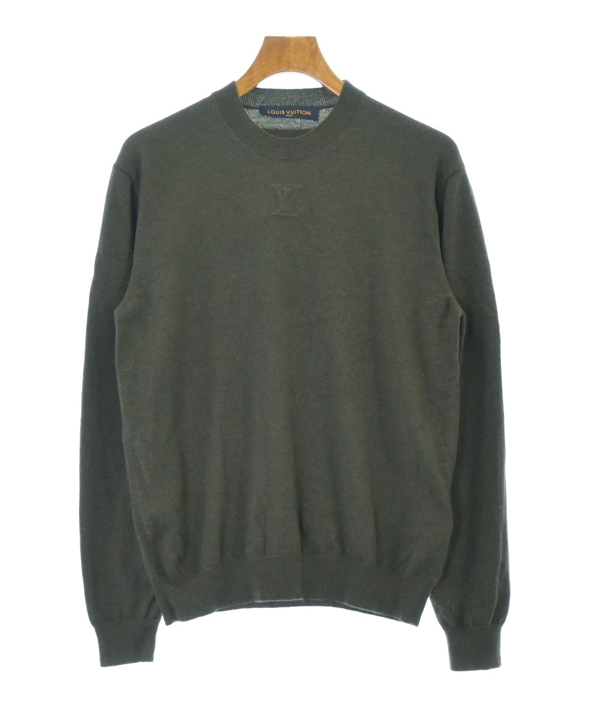 LOUIS VUITTON（ルイヴィトン）ニット・セーター カーキ サイズ:M