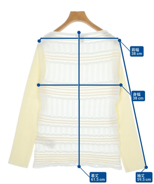 LOUIS VUITTON（ルイヴィトン）ニット・セーター 白 サイズ:XS レディース/2200629233065