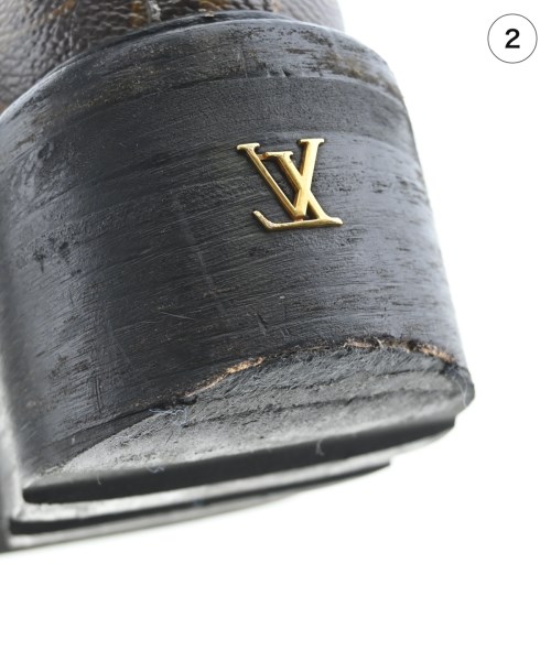 LOUIS VUITTON（ルイヴィトン）ブーツ 茶 サイズ:EU37(23.5cm位) レディース/2200637662017