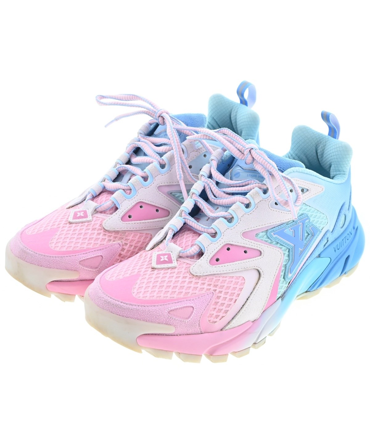 LOUIS VUITTON（ルイヴィトン）スニーカー ピンク サイズ:UK6(24.5cm位