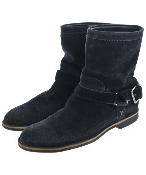 LOUIS VUITTON(ルイヴィトン)ブーツ 紺 サイズ:UK8 1/2(27cm位)/2200639648026