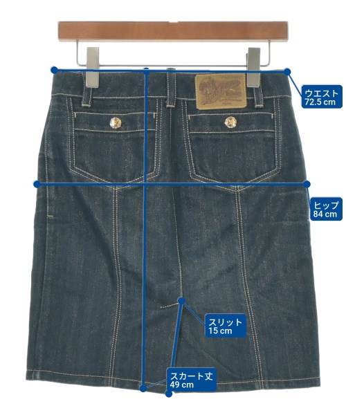 LOUIS VUITTON（ルイヴィトン）ミニスカート 紺 サイズ:36(XS位) レディース/2200639706047