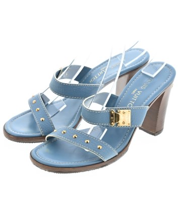 LOUIS VUITTON（ルイヴィトン）サンダル 青 サイズ:37(23.5cm位