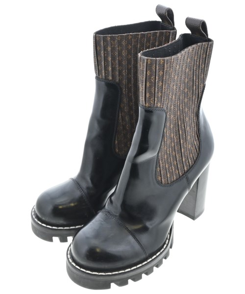 LOUIS VUITTON(ルイヴィトン)ブーツ 黒 サイズ:EU37(23.5cm位)/2200642413284