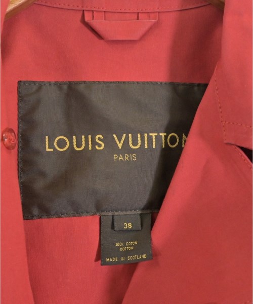 LOUIS VUITTON（ルイヴィトン）トレンチコート 赤 サイズ:38(M位) レディース/2200642927019