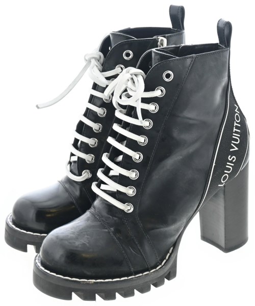 LOUIS VUITTON(ルイヴィトン)ブーツ 黒 サイズ:EU37(23.5cm位)/2200643128071