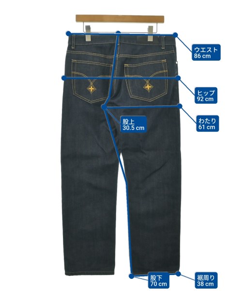 LOUIS VUITTON（ルイヴィトン）デニムパンツ 紺 サイズ:44(S位) メンズ/2200643347014