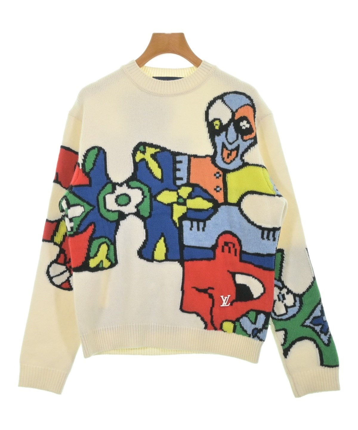 ルイ、ヴィトン　セーター LOUIS VUITTON（ルイヴィトン）ニット・セーター 白 サイズ:XS
