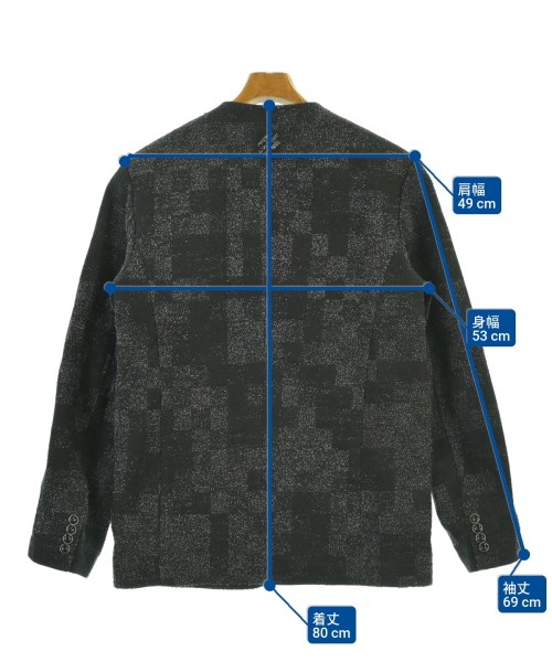 LOUIS VUITTON（ルイヴィトン）カジュアルジャケット 黒 サイズ:46(M位) メンズ/2200621966053