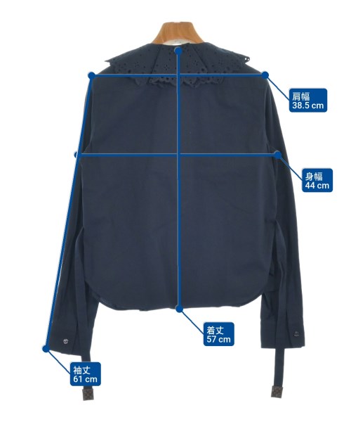 LOUIS VUITTON（ルイヴィトン）カジュアルシャツ 紺 サイズ:34(XS位) レディース/2200622669038