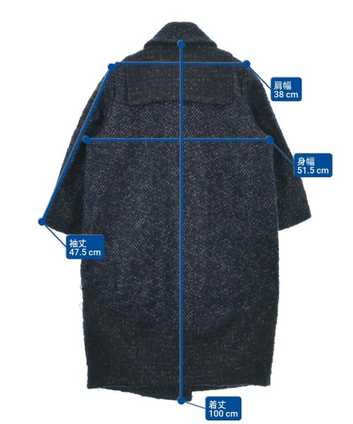 LOUIS VUITTON（ルイヴィトン）ピーコート 紺 サイズ:38(S位) レディース/2200623034132