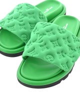 LOUIS VUITTON（ルイヴィトン）サンダル 緑 サイズ:EU37(23.5cm位) レディース/2200623176016