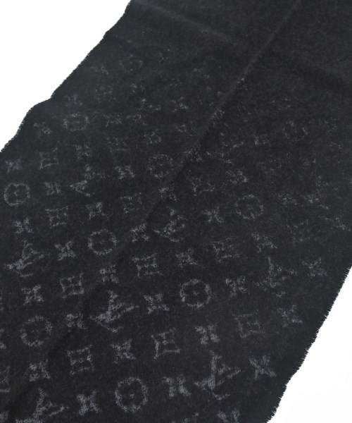 LOUIS VUITTON（ルイヴィトン）マフラー 黒 サイズ:- メンズ/2200623443088