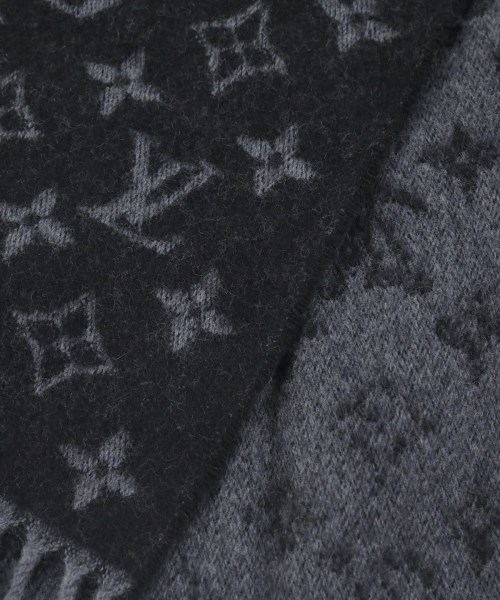 LOUIS VUITTON（ルイヴィトン）マフラー 黒 サイズ:- メンズ/2200623443088