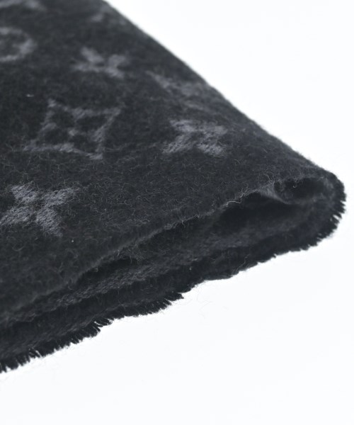 LOUIS VUITTON（ルイヴィトン）マフラー 黒 サイズ:- メンズ/2200623443088