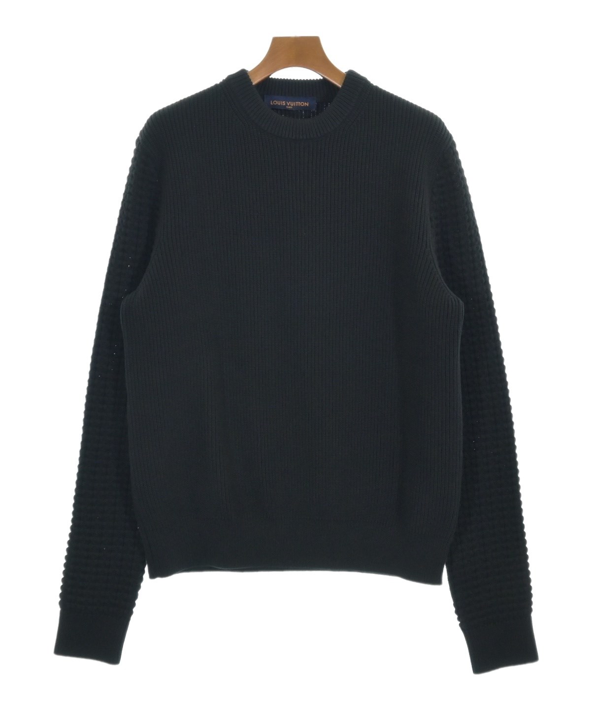 LOUIS VUITTON（ルイヴィトン）ニット・セーター 黒 サイズ:S メンズ