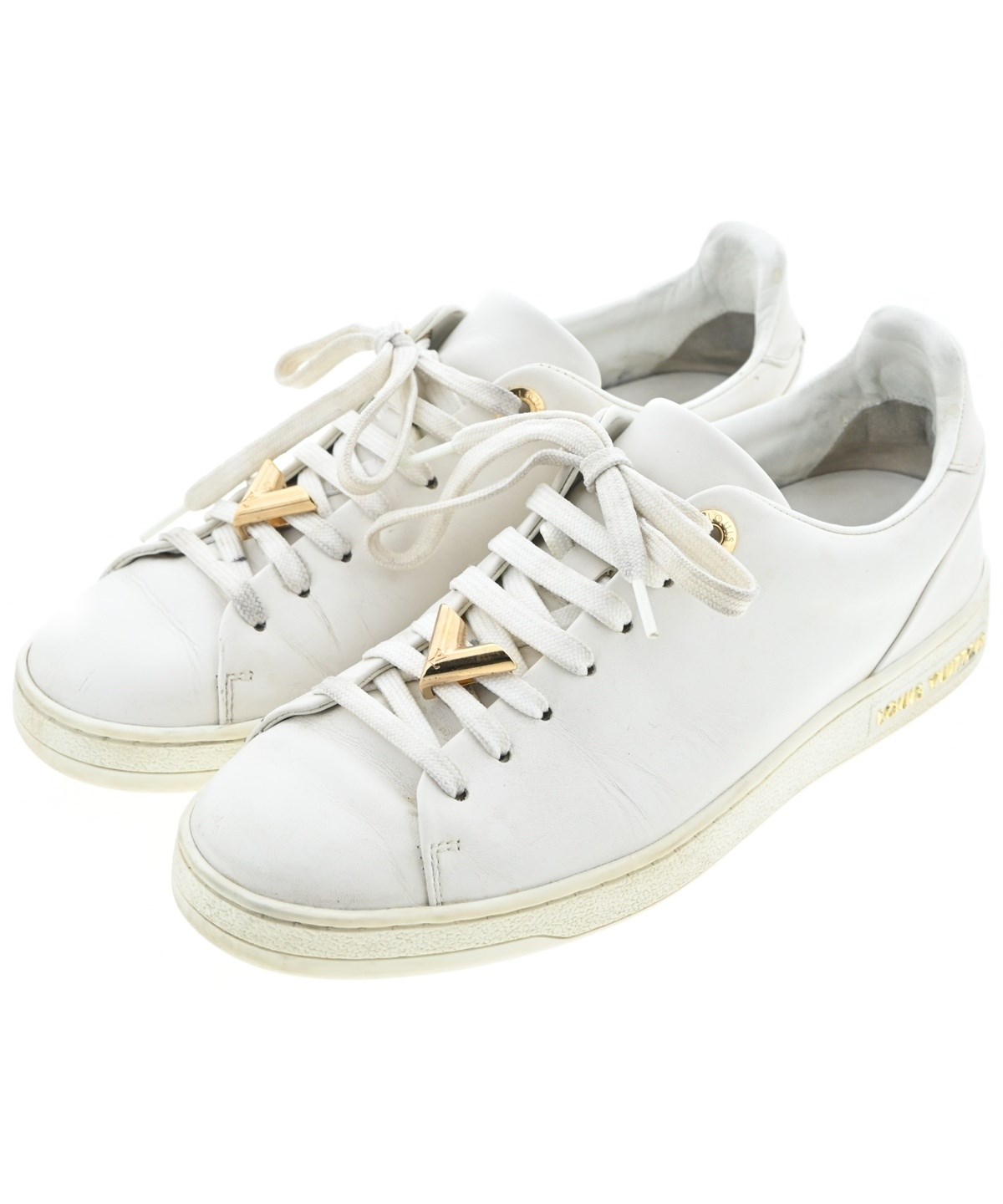 LOUIS VUITTON スニーカー EUR 7 ホワイト/シルバー LOUIS VUITTON（ルイヴィトン）スニーカー 白 サイズ:EU35(21.5cm位