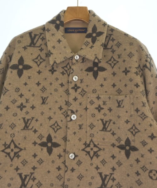 LOUIS VUITTON（ルイヴィトン）カジュアルシャツ ベージュ サイズ:48(L位) メンズ/2200625056033