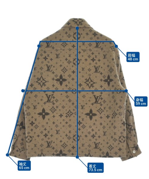 LOUIS VUITTON（ルイヴィトン）カジュアルシャツ ベージュ サイズ:48(L位) メンズ/2200625056033