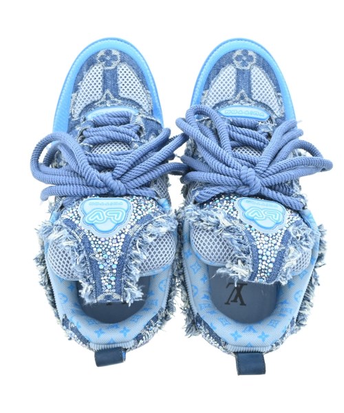 LOUIS VUITTON（ルイヴィトン）スニーカー 青 サイズ:UK7 1/2(26cm位) メンズ/2200625056040