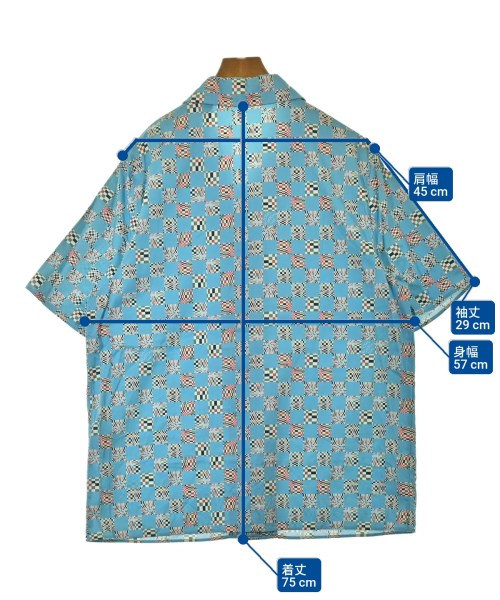 LOUIS VUITTON（ルイヴィトン）カジュアルシャツ 青 サイズ:L メンズ/2200628584021