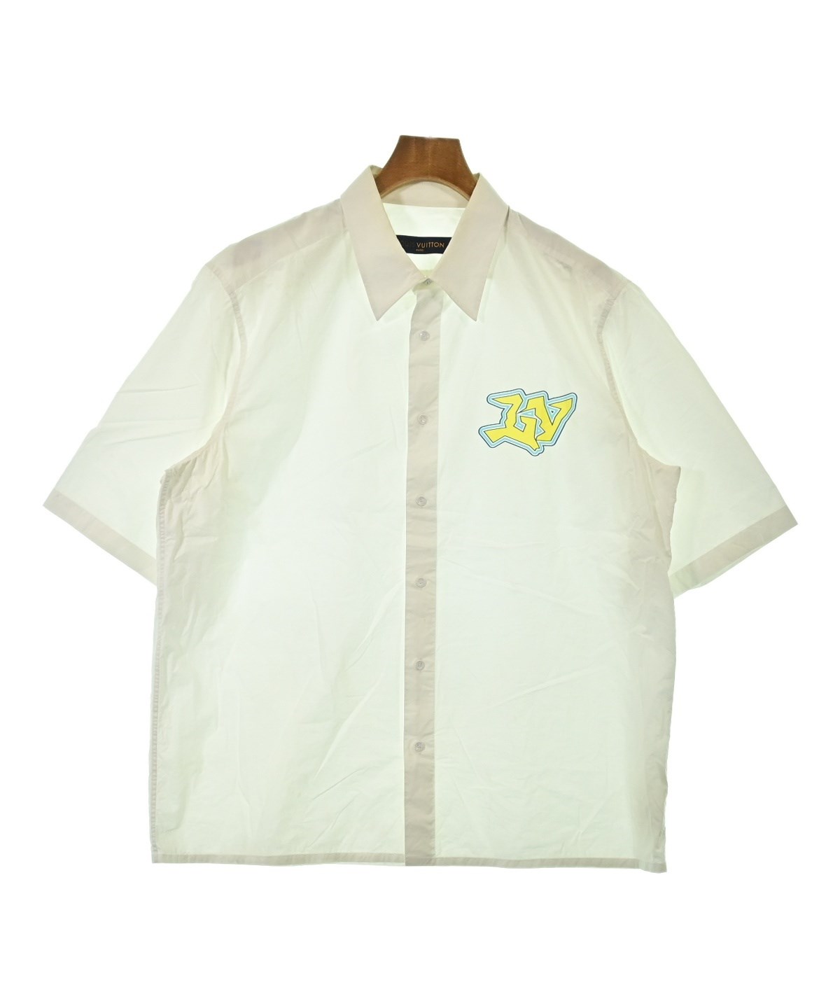 LOUIS VUITTON（ルイヴィトン）カジュアルシャツ 白 サイズ:XL メンズ