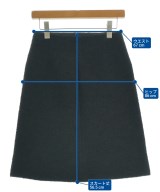 LOUIS VUITTON（ルイヴィトン）ひざ丈スカート 黒 サイズ:34(XXS位) レディース/2200625754212