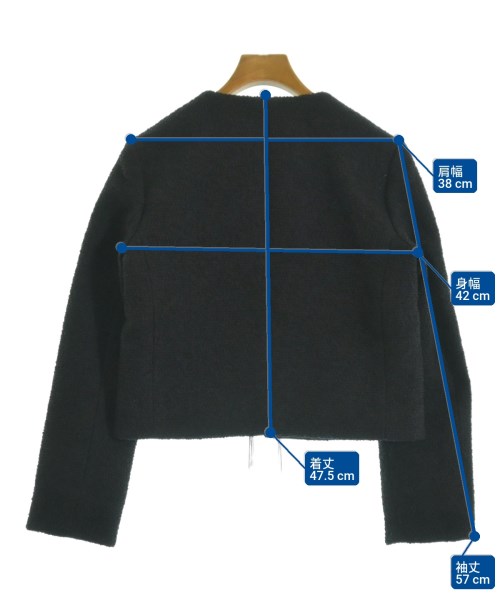 LOUIS VUITTON（ルイヴィトン）ノーカラージャケット 黒 サイズ:34(XXS位) レディース/2200625754298