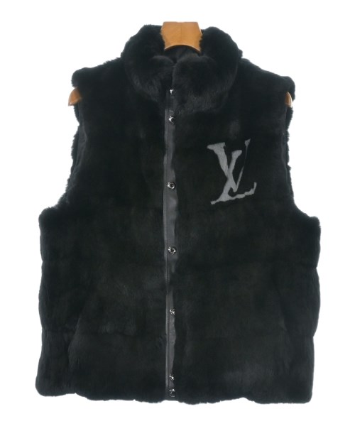 LOUIS VUITTON（ルイヴィトン）ダウンジャケット/ダウンベスト 黒 サイズ:48(L位) メンズ/2200619171247