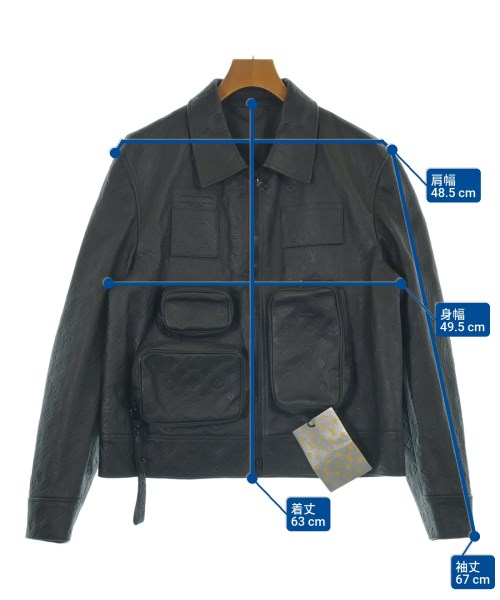 LOUIS VUITTON（ルイヴィトン）ブルゾン 黒 サイズ:50(XL位) メンズ/2200630180013