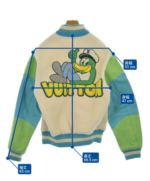 LOUIS VUITTON（ルイヴィトン）スタジャン 白 サイズ:46(M位) メンズ/2200630180037