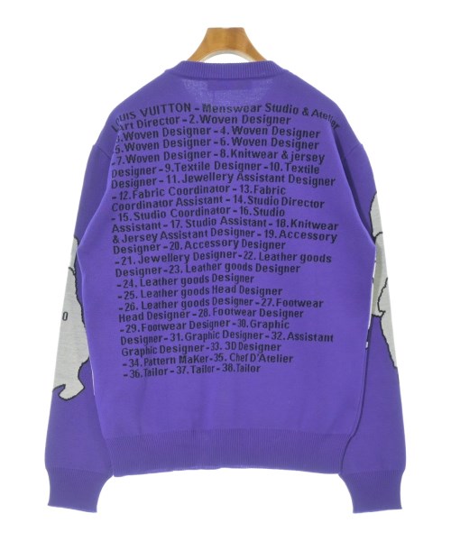 LOUIS VUITTON（ルイヴィトン）ニット・セーター 紫 サイズ:L メンズ/2200630180082