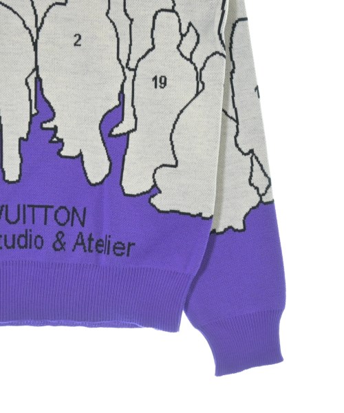 LOUIS VUITTON（ルイヴィトン）ニット・セーター 紫 サイズ:L メンズ/2200630180082