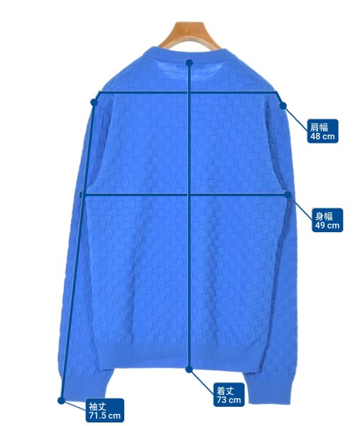 LOUIS VUITTON（ルイヴィトン）ニット・セーター 青 サイズ:XL メンズ/2200630811092