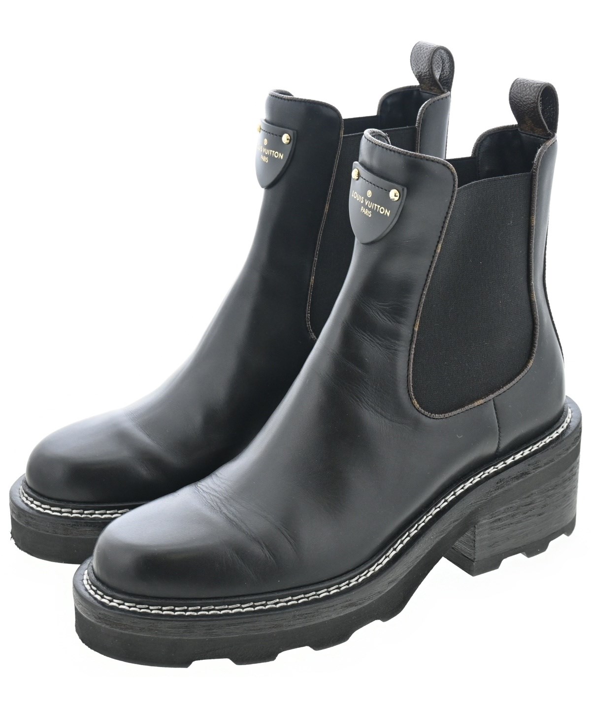 Louis Vuitton ルイヴィトン ブーツ　38 ブラック　黒　24.5 LOUIS VUITTON（ルイヴィトン）ブーツ 黒 サイズ:EU38(24.5cm位