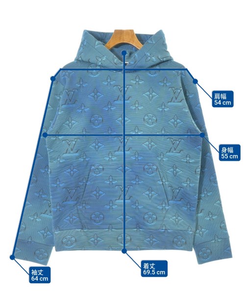LOUIS VUITTON（ルイヴィトン）パーカー 青 サイズ:M メンズ/2200630586020