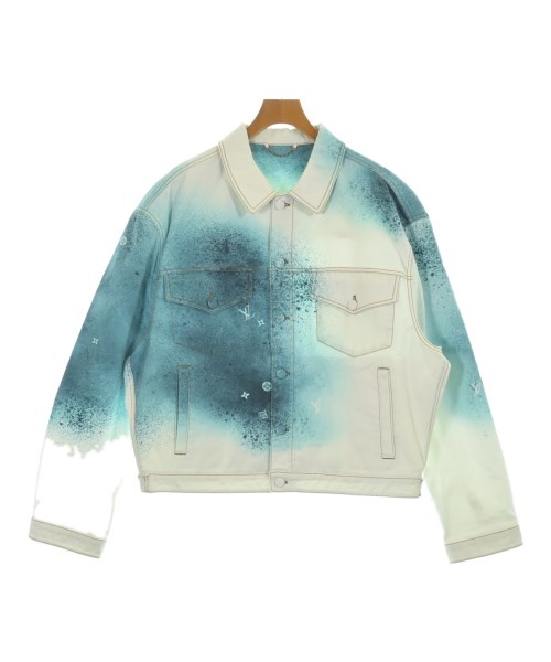 LOUIS VUITTON(ルイヴィトン)デニムジャケット 白 サイズ:54(XXL位)/2200630600061